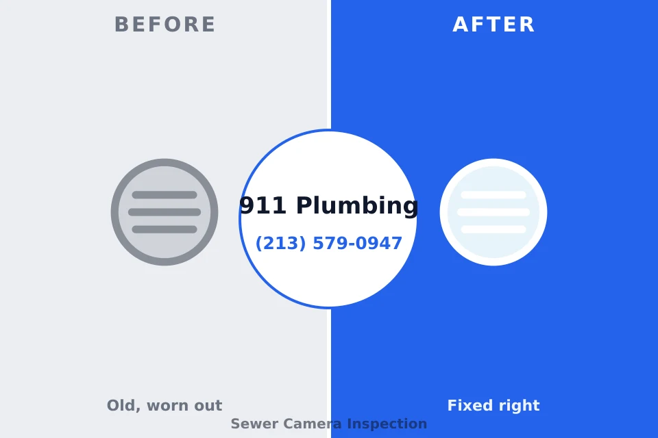 Before and after: plumbing repair Sanibel, FL